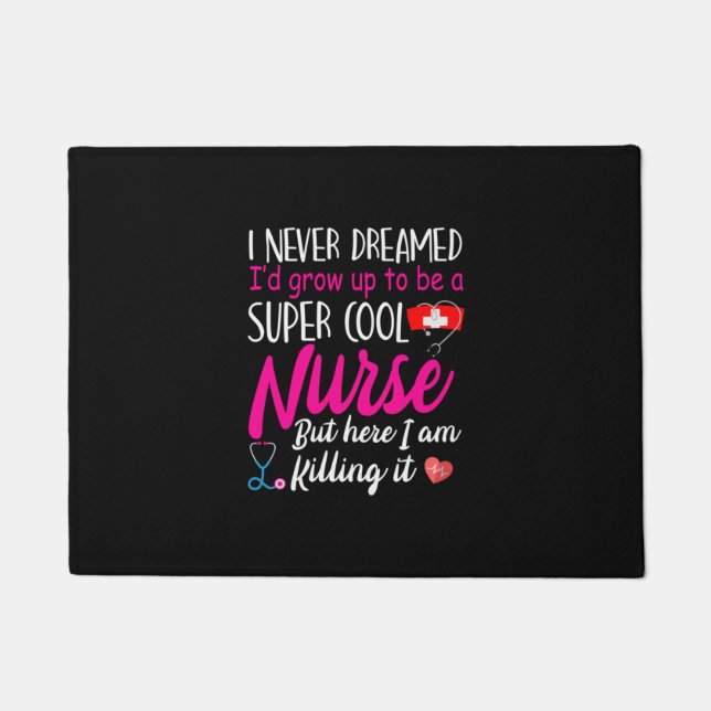 Paillasson Nurse | Super Cool Nurse (Devant)