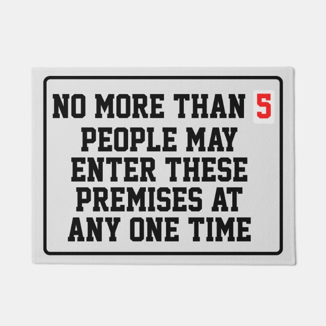 Paillasson Occupation maximale modifiable (Devant)