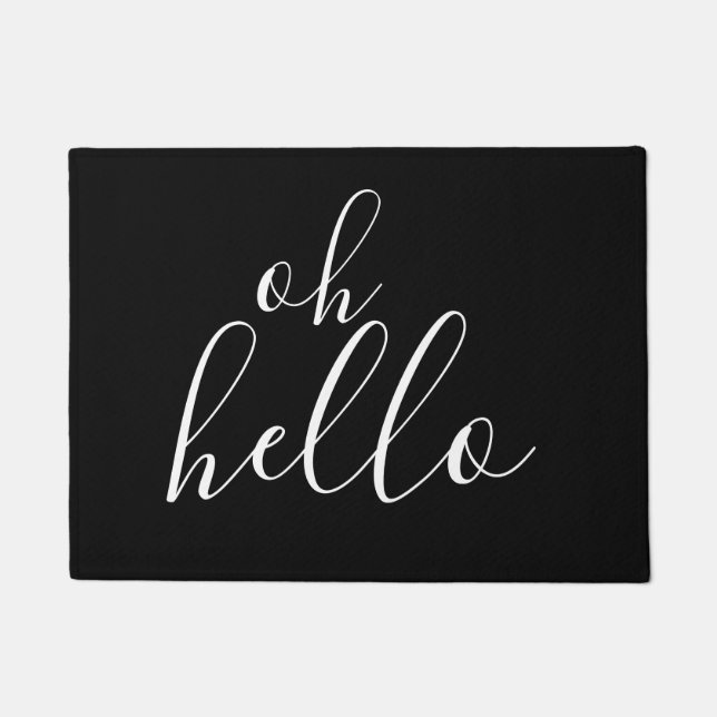 Paillasson Oh bonjour natte (Devant)