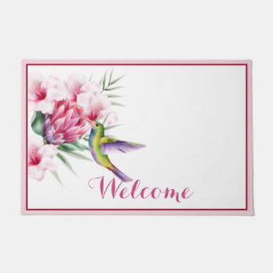 Paillasson Oiseau tropical personnalisé