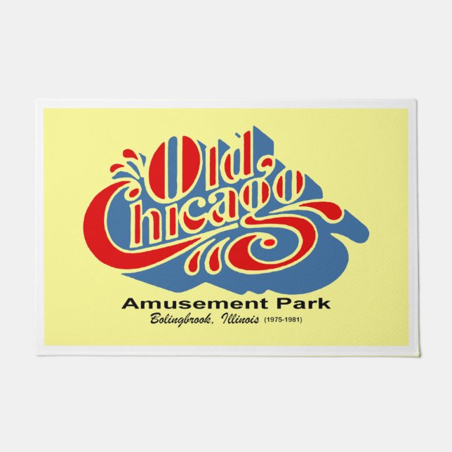 Paillasson Old Chicago Amusement Park, Bolingbrook, Illinois (Devant)