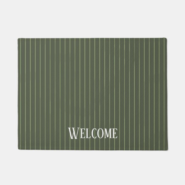 Paillasson Olive Pinstripes (Devant)