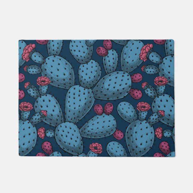 Paillasson Opuntie de floraison (Devant)