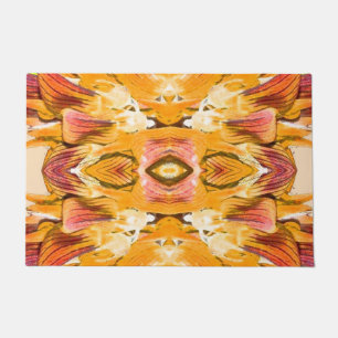 Paillasson ORANGE PLANTE - Digital Fractal Art -