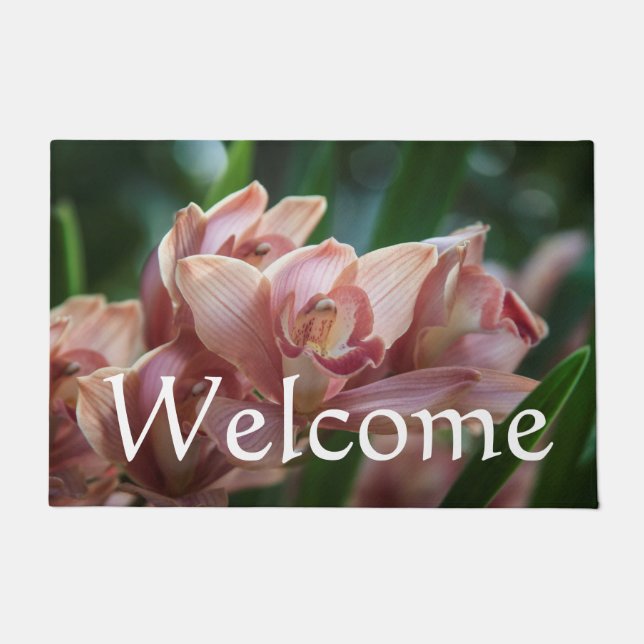 Paillasson Orchidée de thé au lait (Devant)