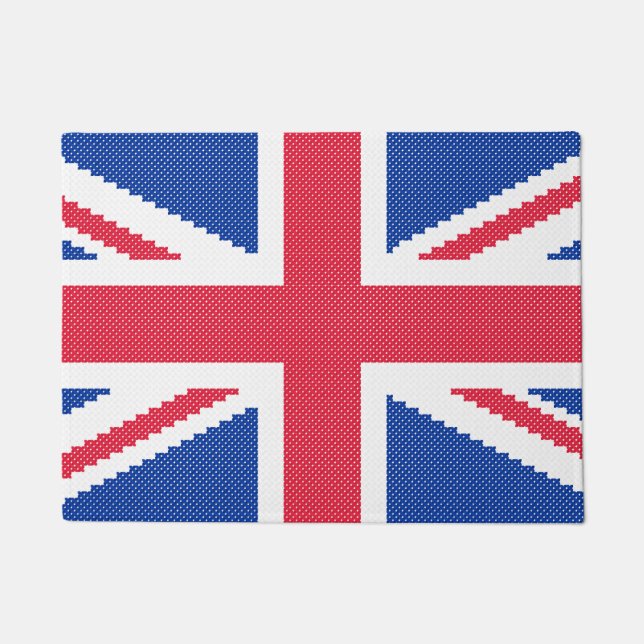 Paillasson Original cross-stitch design Union Jack (Devant)