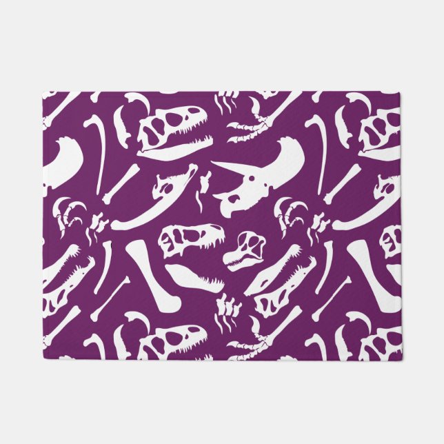 Paillasson Os Dinosaures (Violet) (Devant)