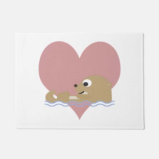 Paillasson Otter Love (Devant)