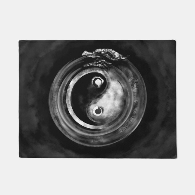 Paillasson Ouroboros Yin - Yang (Devant)