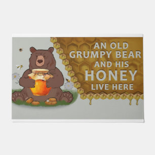 Paillasson Ours Bienvenue Mat, Porte de l'ours, Oear Lover Gi