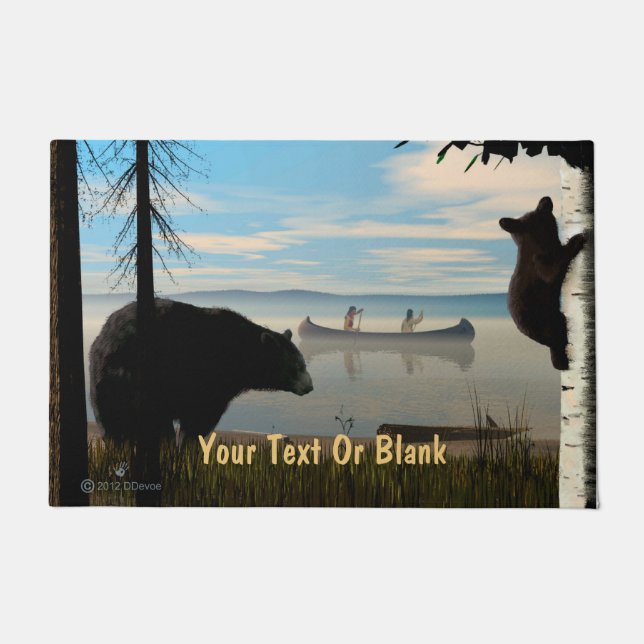 Paillasson Ours de plage (Devant)