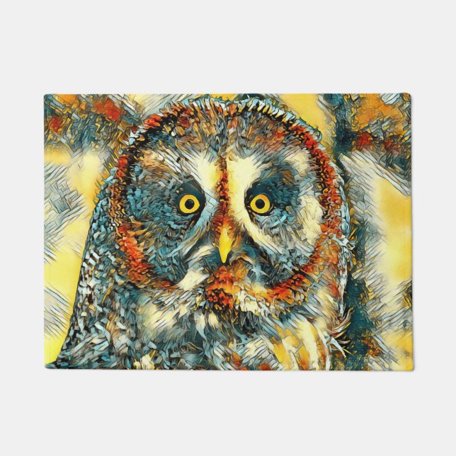 Paillasson Owl_Art_Animal_003 (Devant)