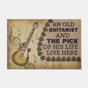 Paillasson Paillasse, Cadeau Pour Guitariste
