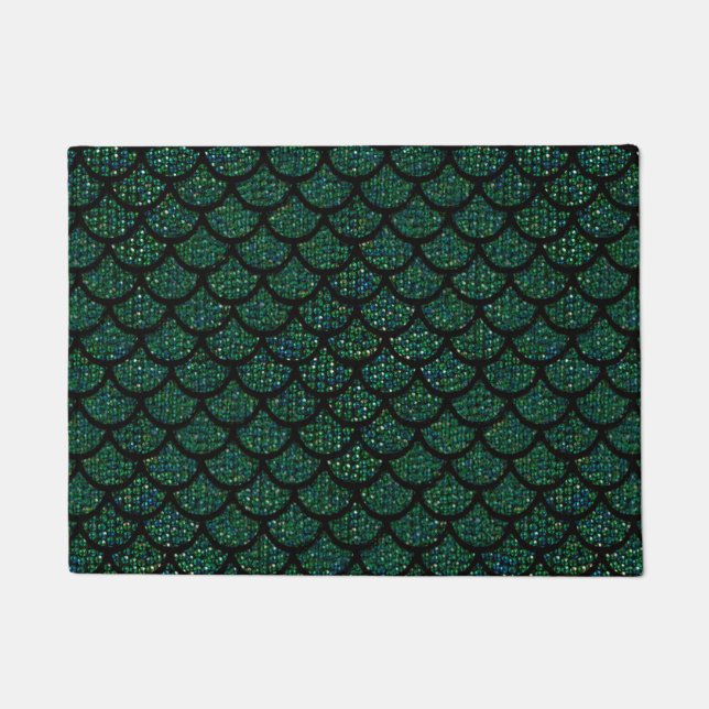 Paillasson paillettes de porte de sirène (Devant)