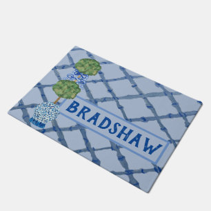 Paillasson Painé Chinoiserie Ginger Jars Jar Doormat