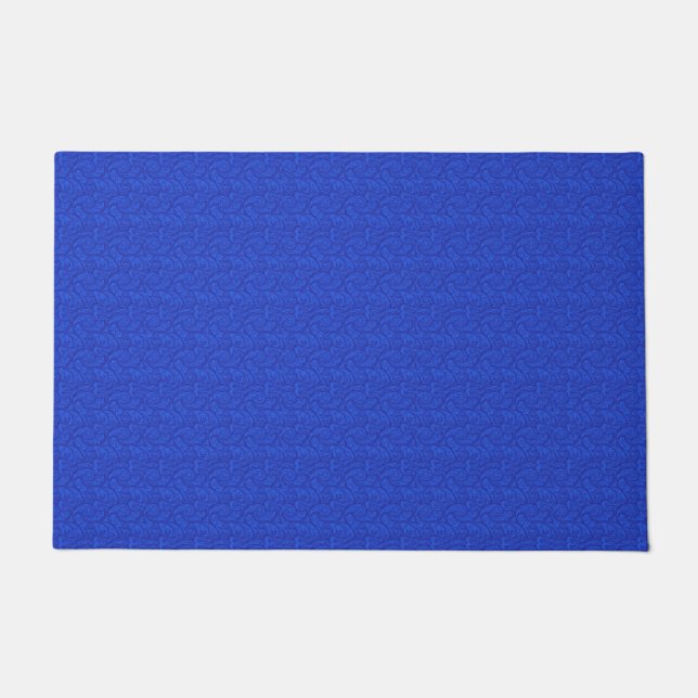Paillasson Paisley bleu (Devant)