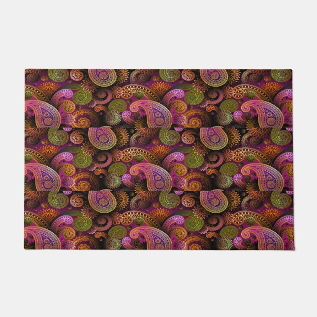 Paillasson Paisley Purple (Devant)