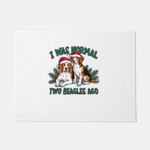 Paillasson Pajama de Noël du propriétaire du chien de Noël be