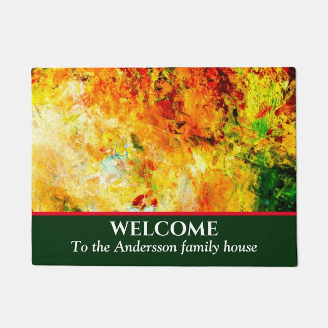 Paillasson Palette Artiste Colorée (Devant)