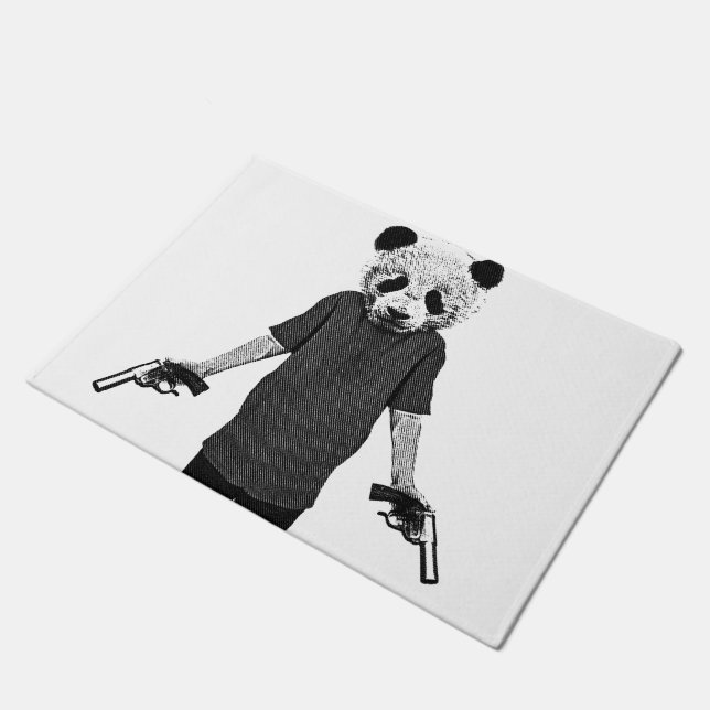 Paillasson Panda de tueur (Incliné)