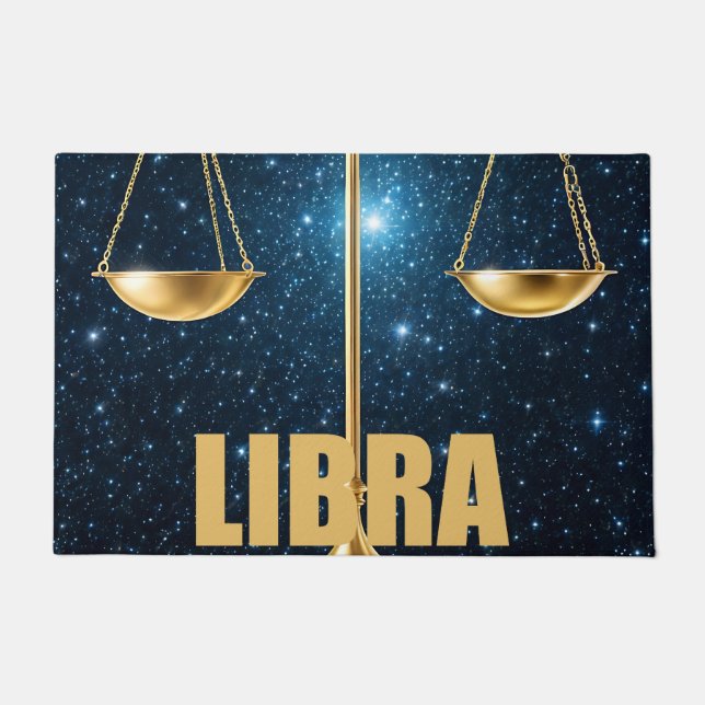 Paillasson Panneau d'astrologie de la bibliothèque (Devant)