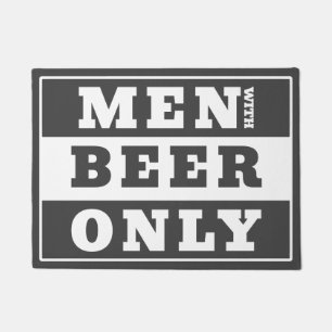 Paillasson Panneau stylé pour les amateurs de bière
