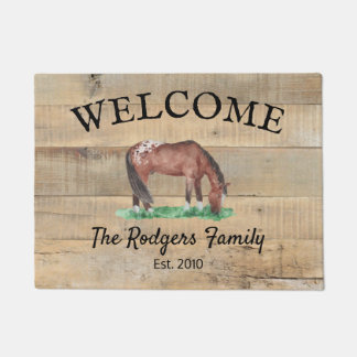 Paillasson Panneaux Russes Appaloosa Horse Door Mat