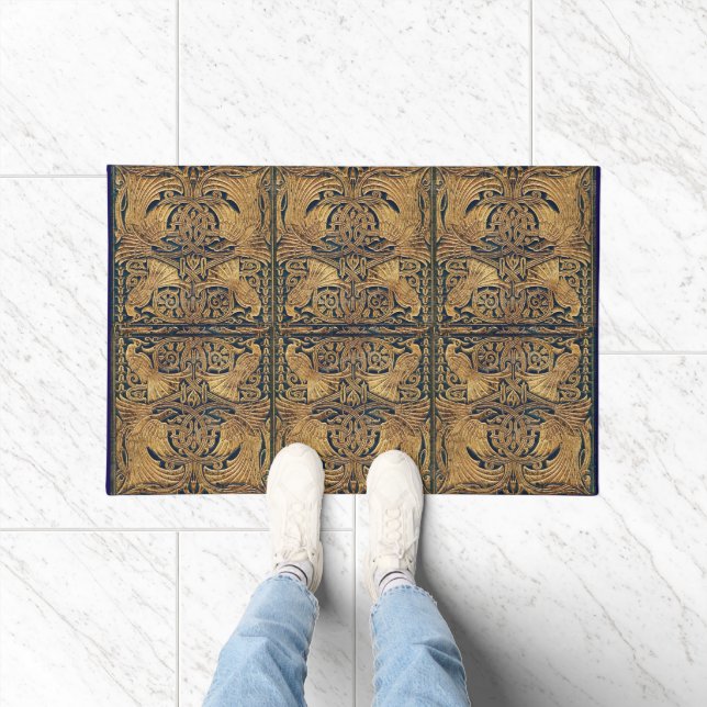 Paillasson Paon Art Nouveau (Intérieur)