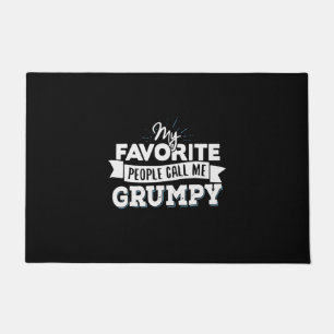 Paillasson Papa Cadeau Mes Favoris Les Gens M'Appelent Grumpy