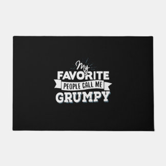 Paillasson Papa Cadeau Mes Favoris Les Gens M'Appelent Grumpy