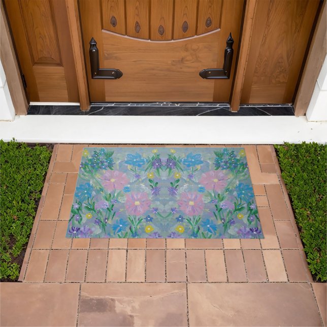 Paillasson Papillon Bush Floral Mat extérieur (De plein air)