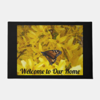 Papillon Forsythia jaune Accueil