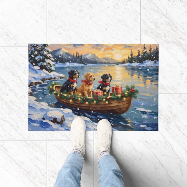 Paillasson Papillon Noël Bateau Fêtes (Intérieur)