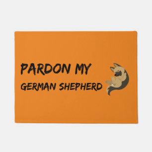 Paillasson Pardon de mon berger allemand