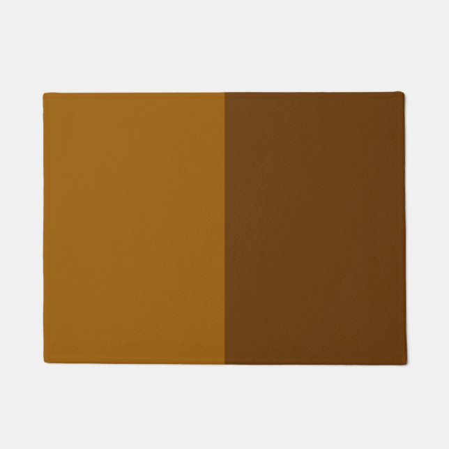 Paillasson Partie Brown foncé clair demi-côtés (Devant)