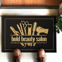 Parties scintillant d'or Beauté Salon coiffeur noi