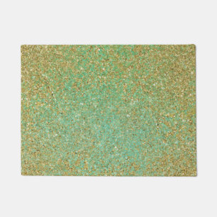 Paillasson Parties scintillant d'or moderne tendance Glam per