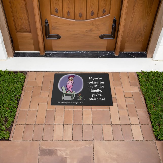 Paillasson Pas ce que je cherche Funny Dark Grey Doormat (De plein air)