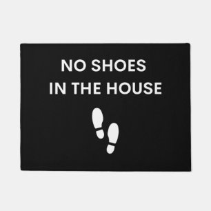 Paillasson Pas de chaussures dans la maison, règles de la mai