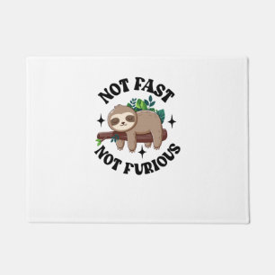 Paillasson Pas Rapide Pas Furieux Drôle Mignonne Sleepy Sloth