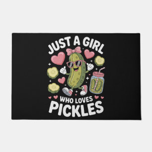 Paillasson Passion pour les cornichons Juste une fille qui ai