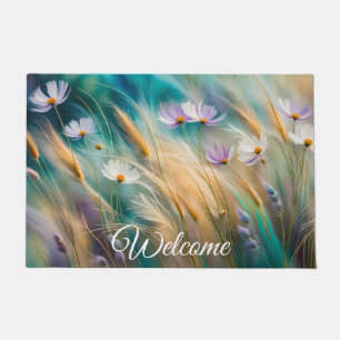 Paillasson Pastel Cosmos et graminées, Whispers of Nature