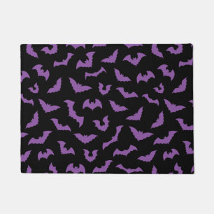Paillasson Pastel goth éffrayante chauve-souris violette noi