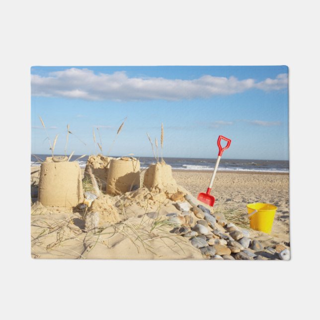 Paillasson Pâté de sable à la plage (Devant)