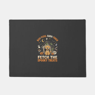 Paillasson Patrouille de friandises d'Halloween pour chiens (