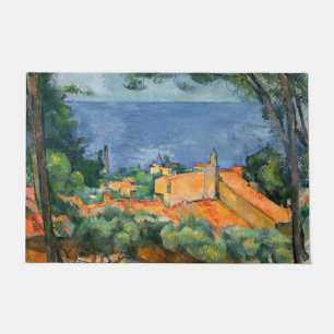 Paillasson Paul Cezanne - L'Estaque aux toits rouges