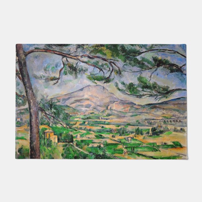 Paillasson Paul Cezanne - Mont Sainte-Victoire et Grand Pin (Devant)