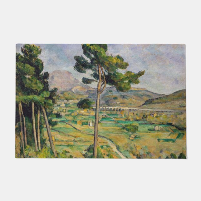 Paillasson Paul Cezanne - Mont Sainte-Victoire et Viaduc (Devant)