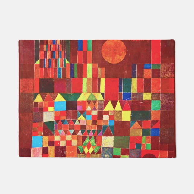 Paillasson Paul Klee - Château Et Soleil (Devant)