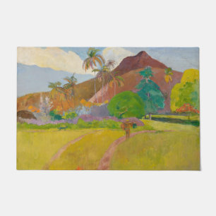 Paillasson Paysage tahitien (par Paul Gaugin)